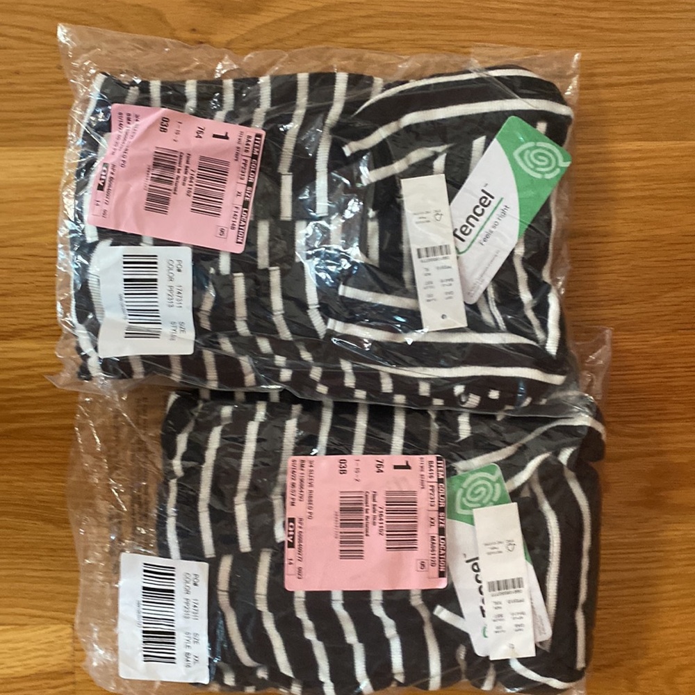 J. Crew NWT Striped Ribbed Polo Long Sleeve T-Shirt - Picture 4 of 4